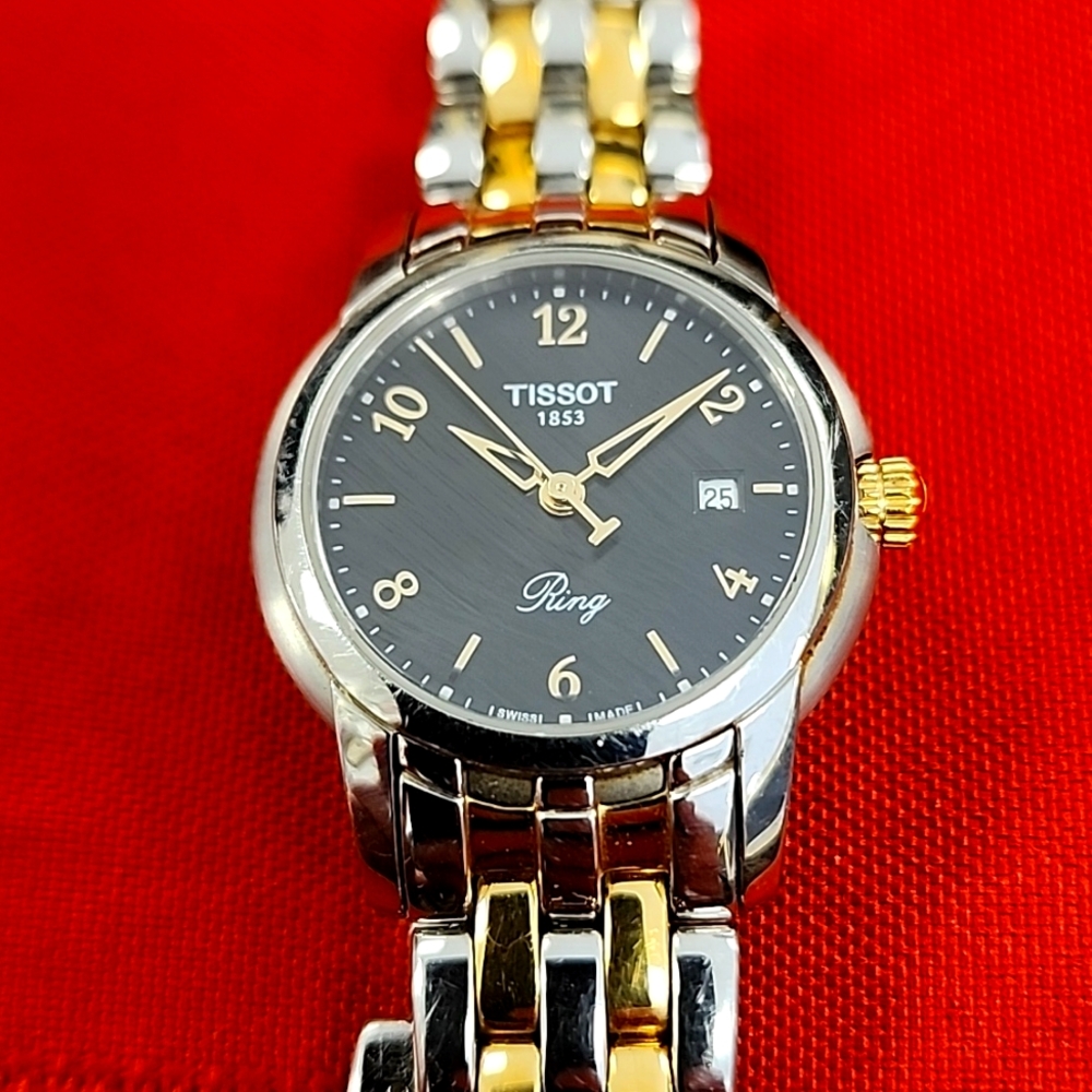 Tissot Women's Watch - Black and Gold